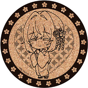 コルクコースター「君のことが大大大大大好きな100人の彼女」02/花園羽香里(ミニキャライラスト)