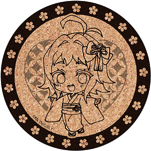 コルクコースター「君のことが大大大大大好きな100人の彼女」06/薬膳楠莉(ミニキャライラスト)