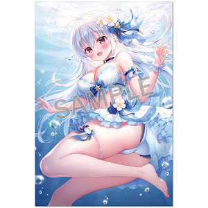 三つ葉ちょこ B2タペストリー Aqua Princess