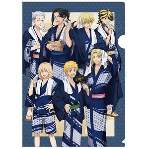 TVアニメ『東京リベンジャーズ』 描き下ろし 東京卍會＆羽宮一虎 温泉浴衣ver. クリアファイル