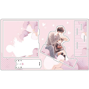 プレミアム アクリルジオラマプレート「花野井くんと恋の病」01/ピンクデザイン(公式イラスト)