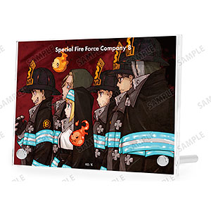 漫画『炎炎ノ消防隊』 第8特殊消防隊 ダブルアクリルパネル ver.C