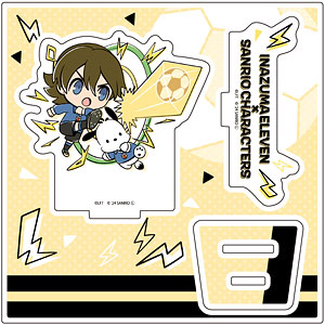 アクリルスタンドプレート「イナズマイレブン×サンリオキャラクターズ」22/フィディオ・アルデナ×ポチャッコ(ミニキャラ)