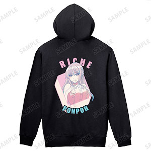 ぽんのみち 林リーチェ バックプリントジップパーカー レディース XL