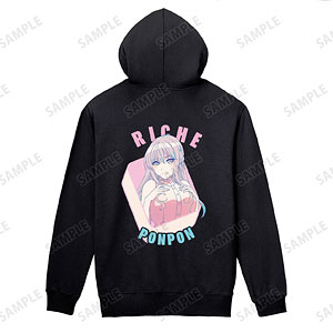 ぽんのみち 林リーチェ バックプリントジップパーカー レディース XXXL