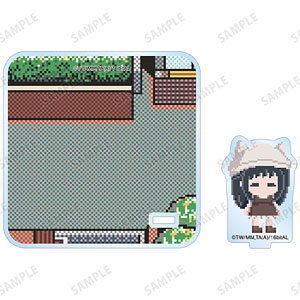 テレビアニメ 16bitセンセーション ANOTHER LAYER 下田かおり ドット絵 アクリルスタンド付きコースター