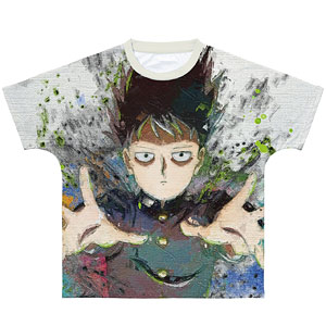 モブサイコ100 III 影山茂夫 grunge CANVAS フルグラフィックTシャツ ユニセックス XXS