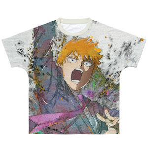 モブサイコ100 III 霊幻新隆 grunge CANVAS フルグラフィックTシャツ ユニセックス XXS