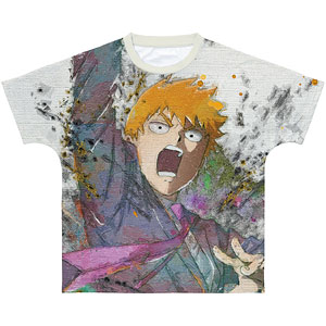 モブサイコ100 III 霊幻新隆 grunge CANVAS フルグラフィックTシャツ ユニセックス XXL