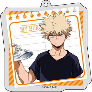 TVアニメ『僕のヒーローアカデミア』 描き下ろしアクリルキーホルダー カフェver. (2)爆豪勝己