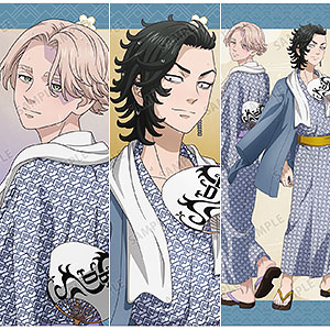 TVアニメ『東京リベンジャーズ』 描き下ろし 温泉浴衣ver. ブロマイド3枚セット ver.D