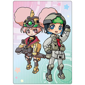 雑貨　ニカ＆チュアチュリー＆デミトレーナー(チュチュ専用機) 積層アクリルイラストボード＋アクリルスタンドセット 「機動戦士ガンダム 水星の魔女 キャラポップストア」 機動戦士ガンダム 水星の魔女 キャラポップストア 積層アクリル