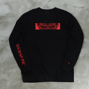 ベルセルク グラフィックロングスリーブTシャツ ガッツ S