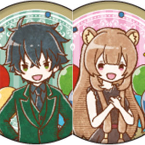 缶バッジ「盾の勇者の成り上がり Season 3」02/周年ver. レトロアートイラスト A 8個入りBOX