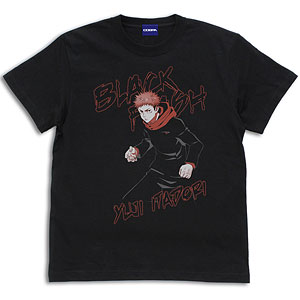 呪術廻戦 虎杖悠仁 「黒閃」 Tシャツ/BLACK-S