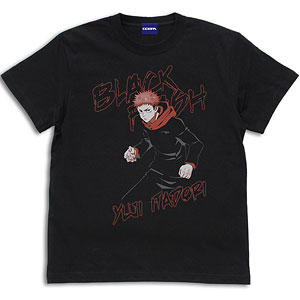 呪術廻戦 虎杖悠仁 「黒閃」 Tシャツ/BLACK-S（再販）[コスパ