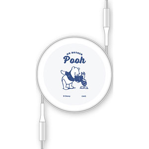 ディズニー、ディズニー・ピクサーキャラクター PD60W 対応 USB2.0 リール式 Type-Cケーブル くまのプーさん