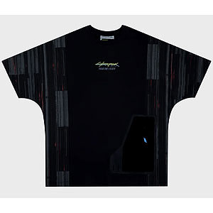 GCORES Industries×サイバーパンク2077 Tシャツ ブラック Lサイズ 