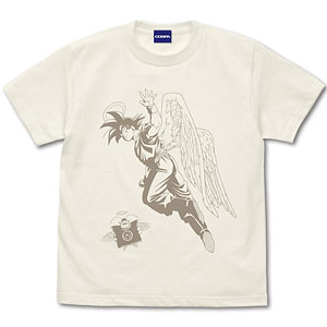 ドラゴンボールZ 孫悟空(天使)と界王 Tシャツ/VANILLA WHITE-M