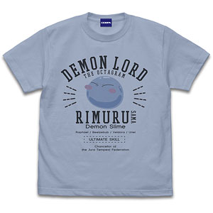 転生したらスライムだった件 リムル様カレッジ Tシャツ/ACID BLUE-XL
