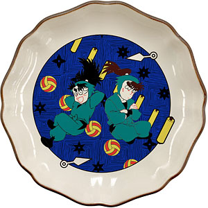 忍たま乱太郎 九谷焼豆皿(六年ろ組)