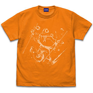 NARUTO-ナルト- 疾風伝 ナルト Tシャツ 墨絵Ver./ORANGE-XL