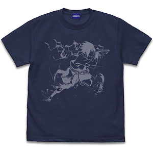 NARUTO-ナルト- 疾風伝 サスケ Tシャツ 墨絵Ver./INDIGO-S