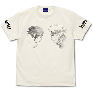 NARUTO-ナルト- 疾風伝 ナルト＆サスケ Tシャツ/VANILLA WHITE-S