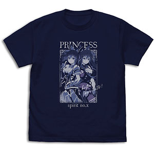 デート・ア・ライブV 識別名〈プリンセス〉夜刀神十香 Tシャツ/NAVY-L