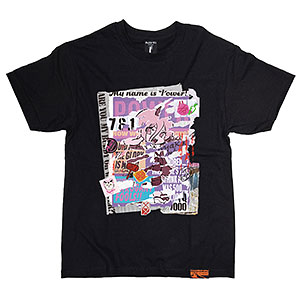 TVアニメ『チェンソーマン』ストリートアートTシャツ(パワー) ブラック XXL