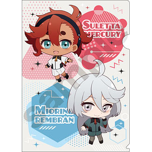 雑貨　ニカ＆チュアチュリー＆デミトレーナー(チュチュ専用機) 積層アクリルイラストボード＋アクリルスタンドセット 「機動戦士ガンダム 水星の魔女 キャラポップストア」 機動戦士ガンダム 水星の魔女 キャラポップストア 積層アクリル