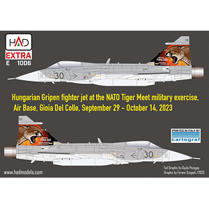 1/48 JAS-39 グリペン ハンガリー空軍2023年タイガーミート デカール