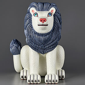 三沢厚彦 ANIMALS ライオン グレー ソフトビニール完成品
