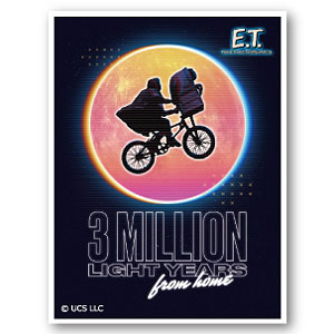 ET-003 ETポスターミニステッカー 3MILLION LIGHT YEARS