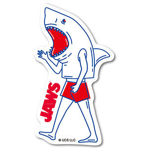 JWS-003 ジョーズ ダイカットミニステッカー WALKING JAWS