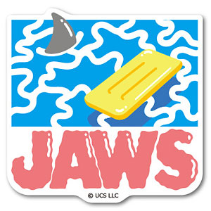 JWS-006 ジョーズ ダイカットミニステッカー JAWS 背びれ