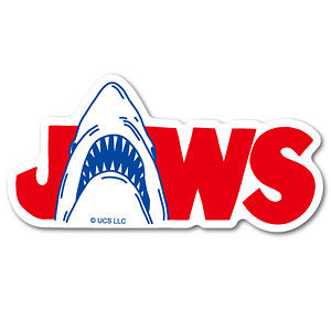 JWS-008 ジョーズ ダイカットミニステッカー JAWS ロゴ＆イラスト