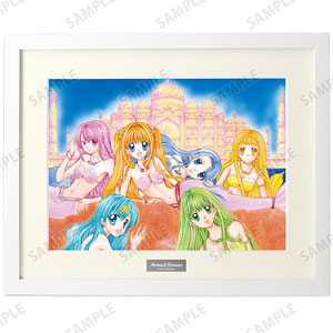 ぴちぴちピッチ キャラファイングラフ 羽を纏ったマーメイド 七海る