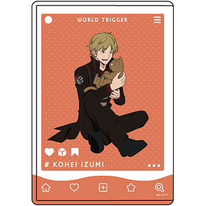 キャラクリアケース「ワールドトリガー」25/出水公平 猫ver.第3弾(描き下ろしイラスト)