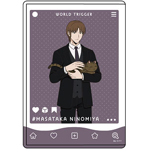 キャラクリアケース「ワールドトリガー」27/二宮匡貴 猫ver.第3弾(描き下ろしイラスト)