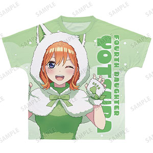 映画『五等分の花嫁』 描き下ろし 中野四葉 動物もこもこ着ぐるみver. フルグラフィックTシャツ ユニセックス S