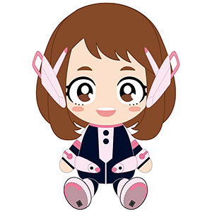 Chibiぬいぐるみ 僕のヒーローアカデミア 麗日お茶子 Vol.2