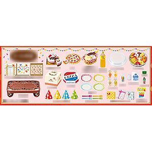 夏☆ぷちサンプル✩まとめ売り リーメントぷちサンプル80'sなつかしわが家⑥団らんのひととき