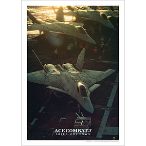 エースコンバット7 スカイズ・アンノウン A3マット加工ポスター ver.A