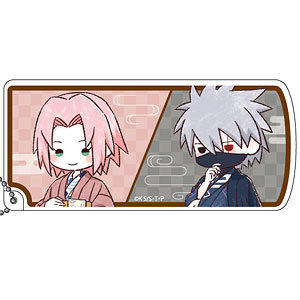 スライド式小物ケース「NARUTO＆BORUTO」03/サクラ＆カカシ 温泉ver.(グラフアートイラスト)