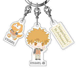 3連アクリルキーホルダー ブルーロック×サンリオキャラクターズ03 國神錬介×ウィアーダイナソアーズ！