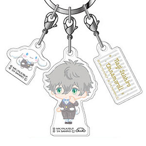 3連アクリルキーホルダー ブルーロック×サンリオキャラクターズ05 凪誠士郎×シナモロール