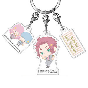 3連アクリルキーホルダー ブルーロック×サンリオキャラクターズ08 糸師冴×リトルツインスターズ