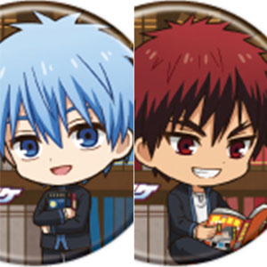 缶バッジ「黒子のバスケ」19/読書ver. ミニキャライラスト 6個入りBOX
