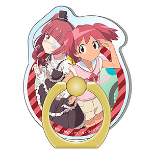 邪神ちゃんドロップキック× ケロロ軍曹 スマホリング 花園ゆりね＆日向夏美